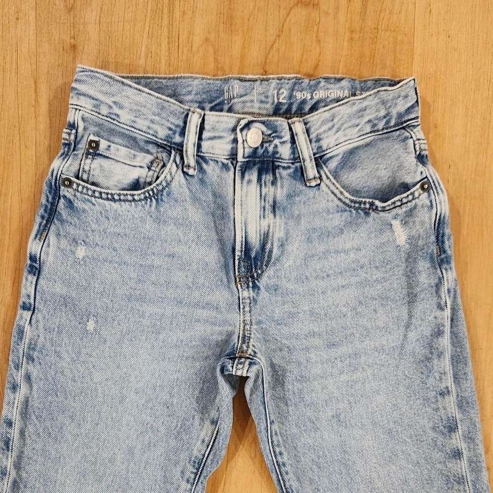 ap Light Wash Boy's 90s Original Straight Jeans size12